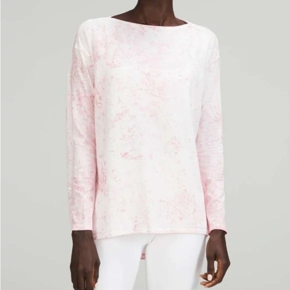 Lululemon Back in Action Pink Tie Dye